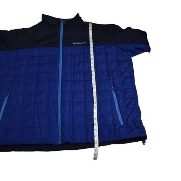 Columbia Lightweight Insulated Omni Heat Jacket Black Blue  Size XXL - Picture 11 of 13